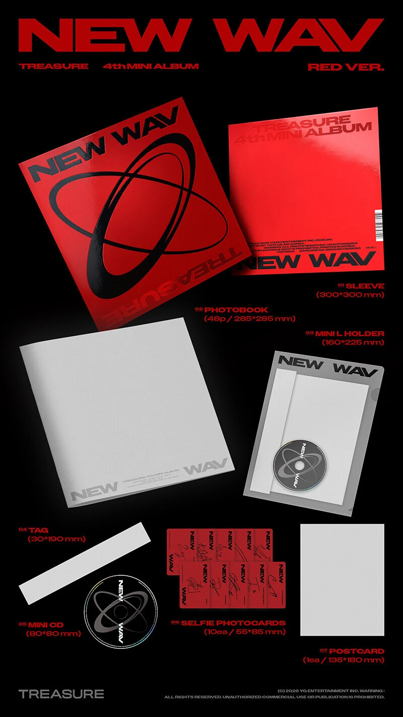 (Select ver.) TREASURE - NEW WAV (4th mini album)