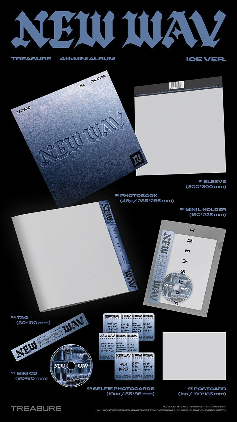 (Select ver.) TREASURE - NEW WAV (4th mini album)