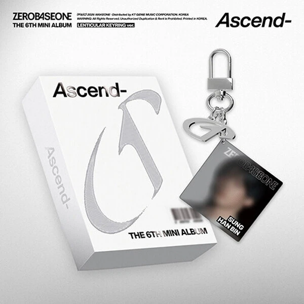 K-pop альбом ZEROBASEONE - Ascend (6й міні альбом) LENTICULAR KEYRING версія