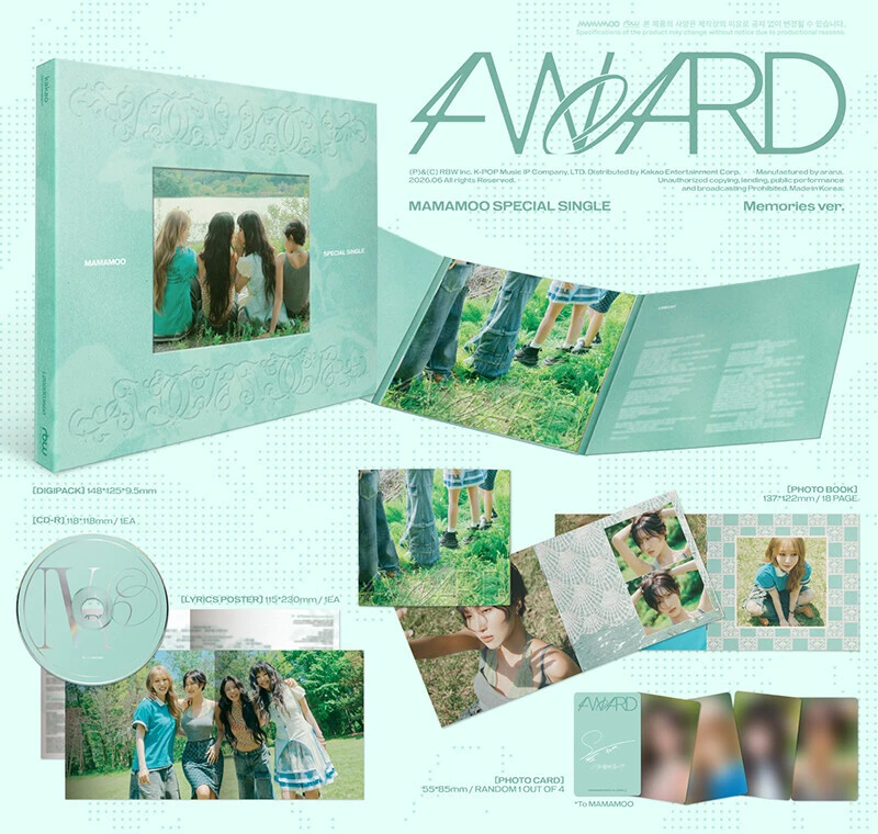 (Select ver.) MAMAMOO / Special Single Album 4WARD