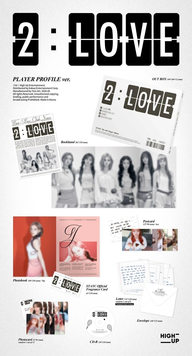 (Select Ver.) STAYC / 2:LOVE (6th Single album)