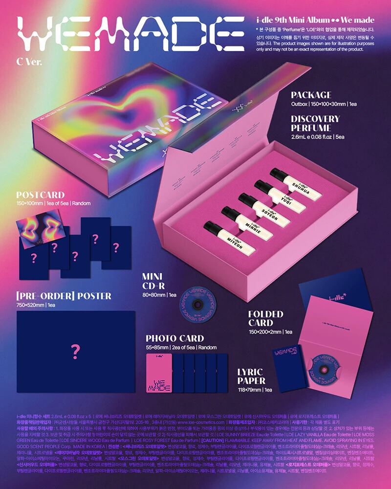 (C ver.+Poster) i-dle - We made (9th mini album)