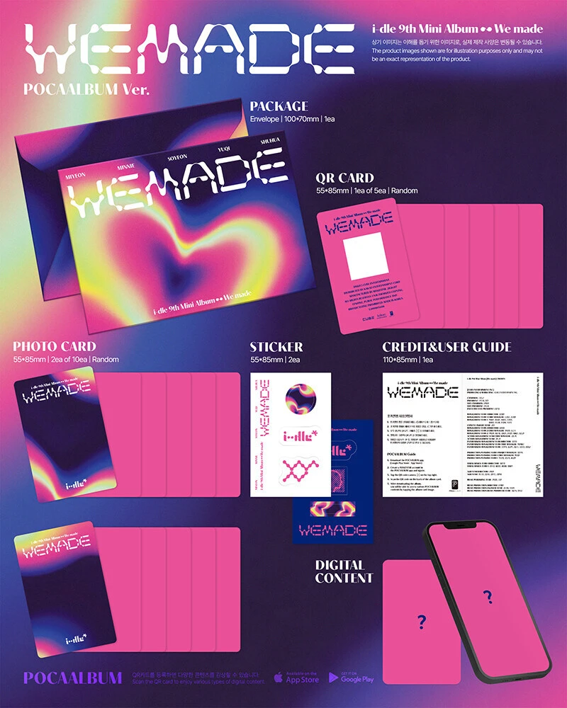 (POCAALBUM ver.) i-dle - We made (9th mini album)