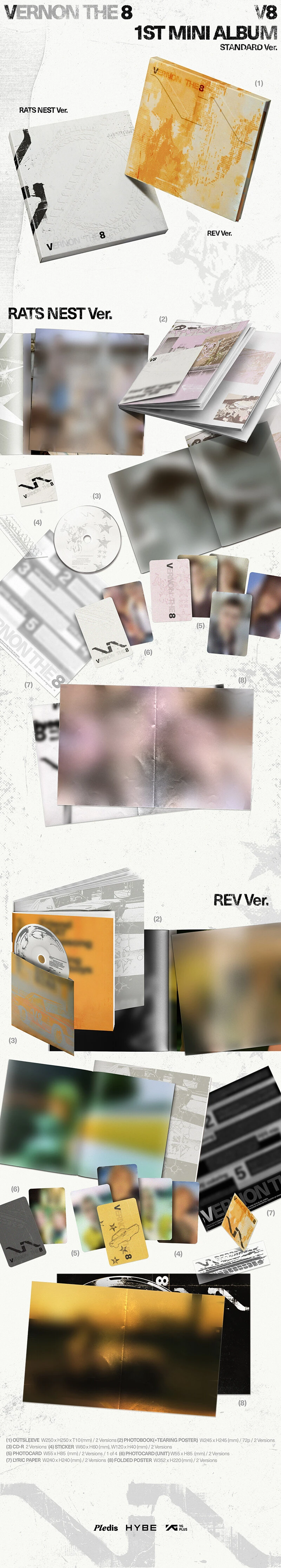 (STANDARD Select ver.) V8 (SEVENTEEN) - V8 (1st mini album)