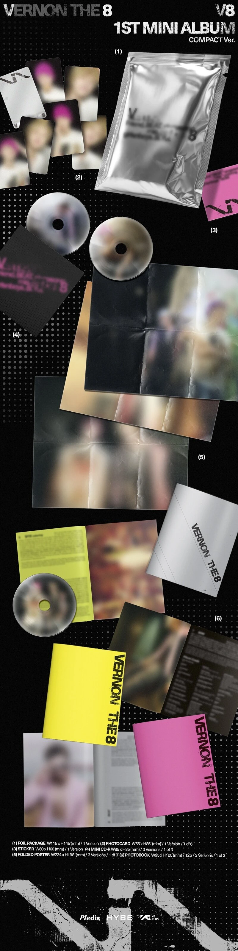 (Compact ver.) V8 (SEVENTEEN) - V8 (1st mini album)