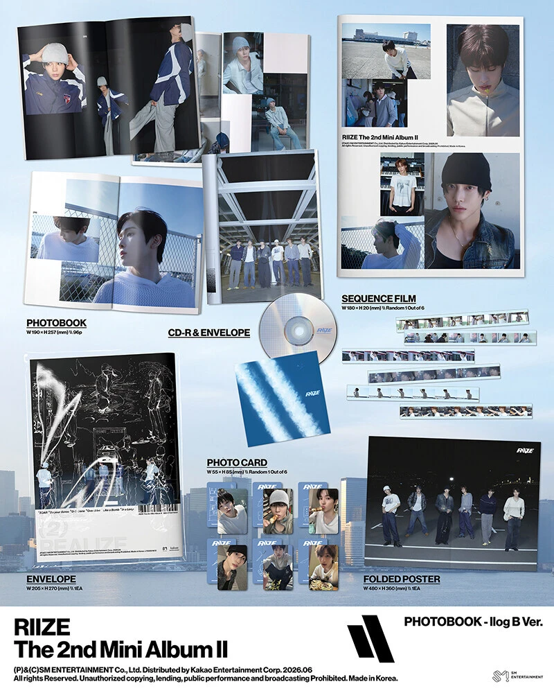(Photobook Select ver.) RIIZE - II (2nd mini album)