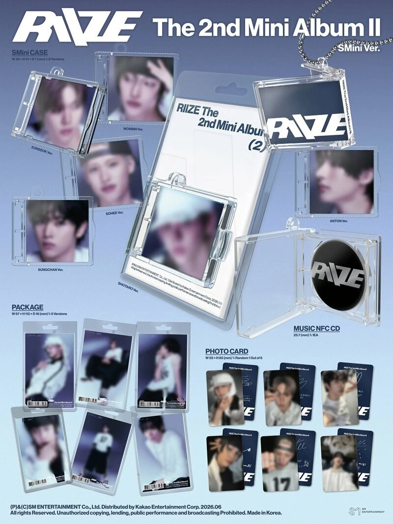 (SMini ver. Select ver.) RIIZE - II (2nd mini album)