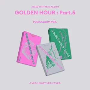 K-pop альбом ATEEZ - GOLDEN HOUR : Part.5 (14 міні альбом) POCAALBUM версія