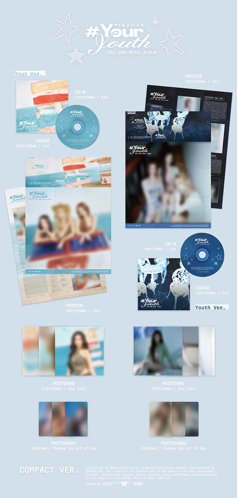(COMPACT ver. Random) UAU (Dreamcatcher) - PlaylistYour Youth (2nd mini album)