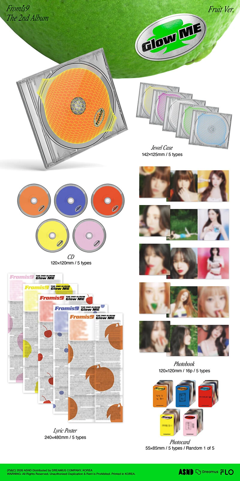 (Fruit ver.) fromis 9 / Glow ME (2nd album)