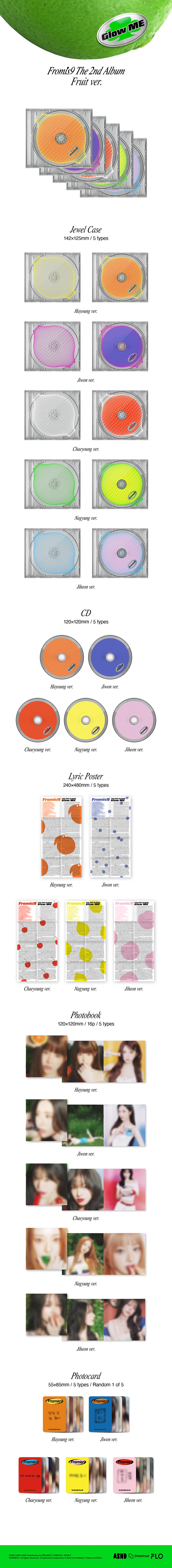 (Fruit ver.) fromis 9 / Glow ME (2nd album)