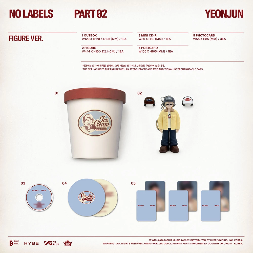 YEONJUN (TXT) - NO LABELS: PART 02 (Figure Ver.)