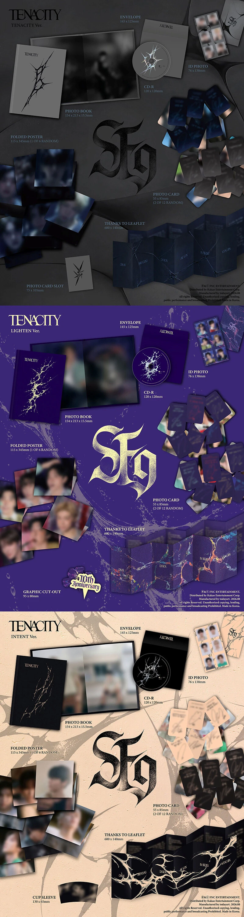 (Version Choice) SF9 - TENACITY (2nd Album)