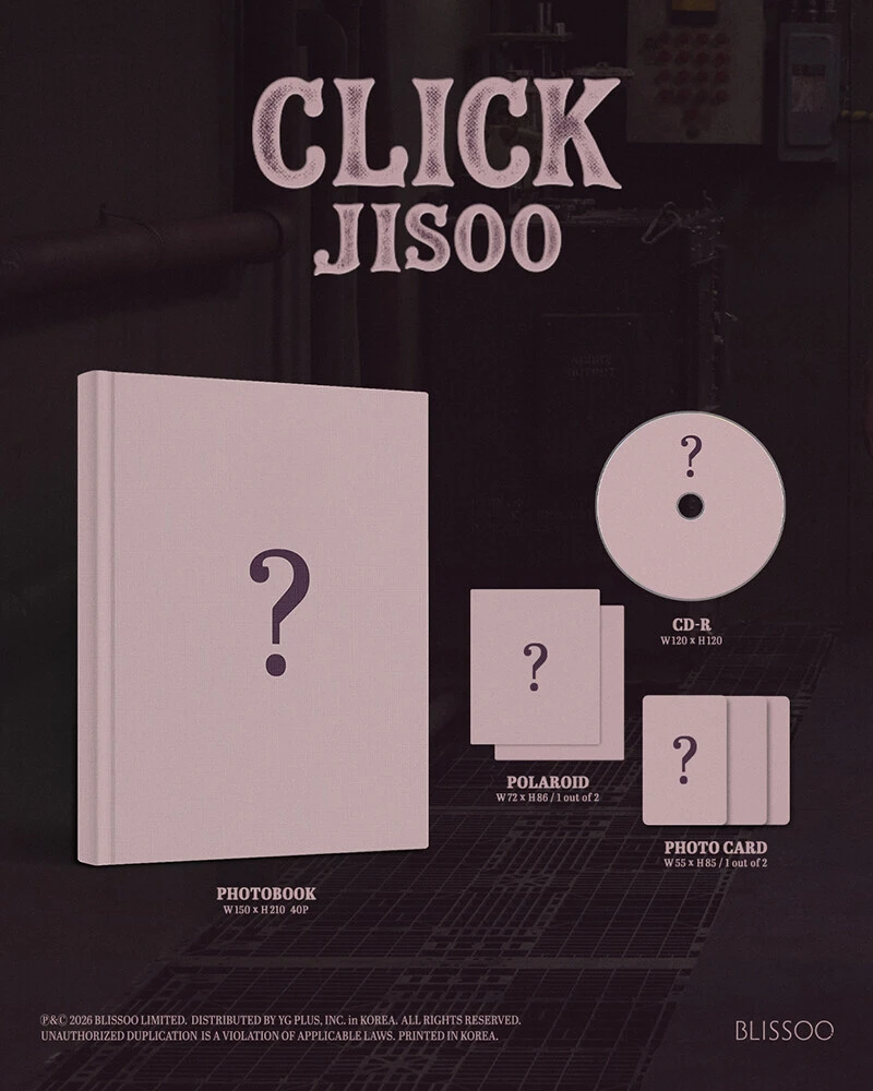 (PHOTOBOOK ver.) JISOO BLACKPINK / CLICK (Single Album)
