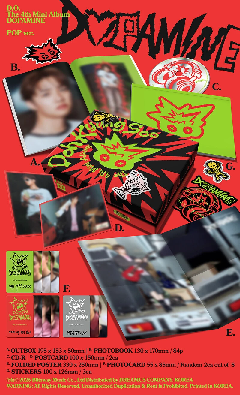 (POP ver.) D.O. (EXO) / DOPAMINE (4th mini album)