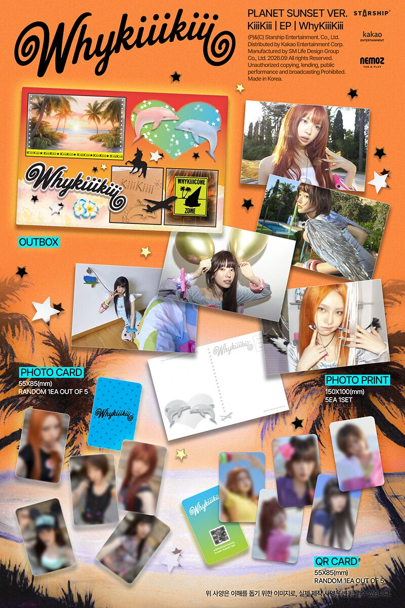 (PLANET SUNSET ver.) KiiiKiii / WhyKiiiKiii (EP Album)