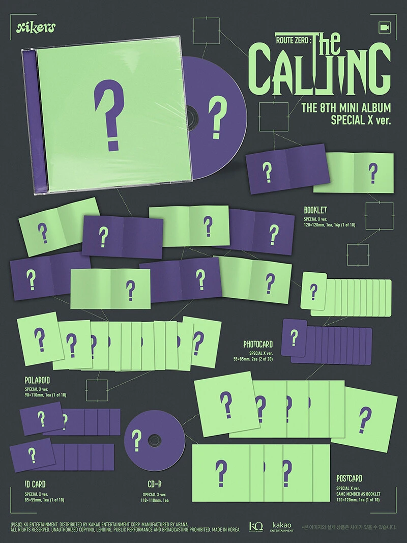 (SPECIAL X ver.) xikers / ROUTE ZERO : The CALLING (8th mini album)