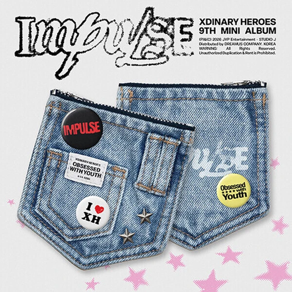 main_image K-pop альбом Xdinary Heroes - IMPULSE (9й міні альбом) DENIM POUCH версія