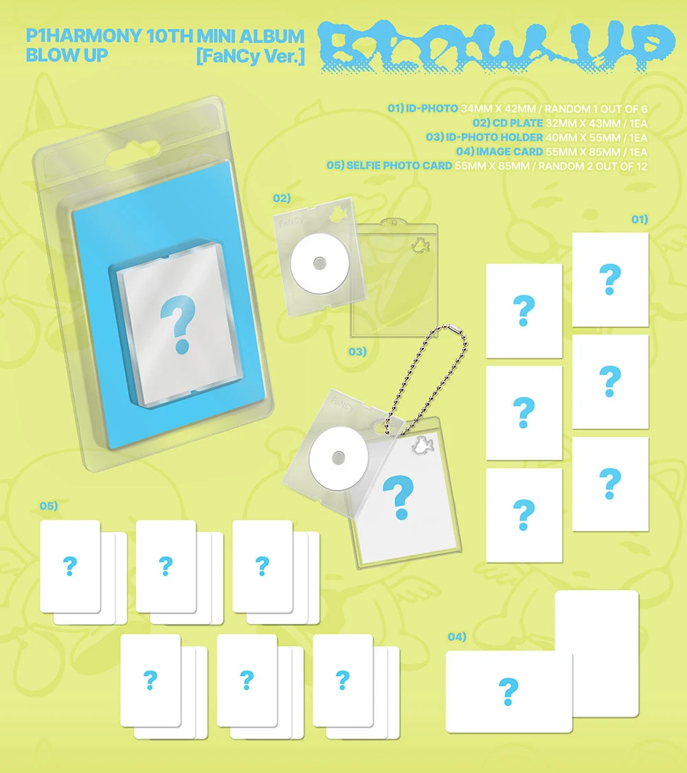 [Smart Album] P1Harmony 10th Mini Album - BLOW UP (Random Ver.) FaNCy Ver.