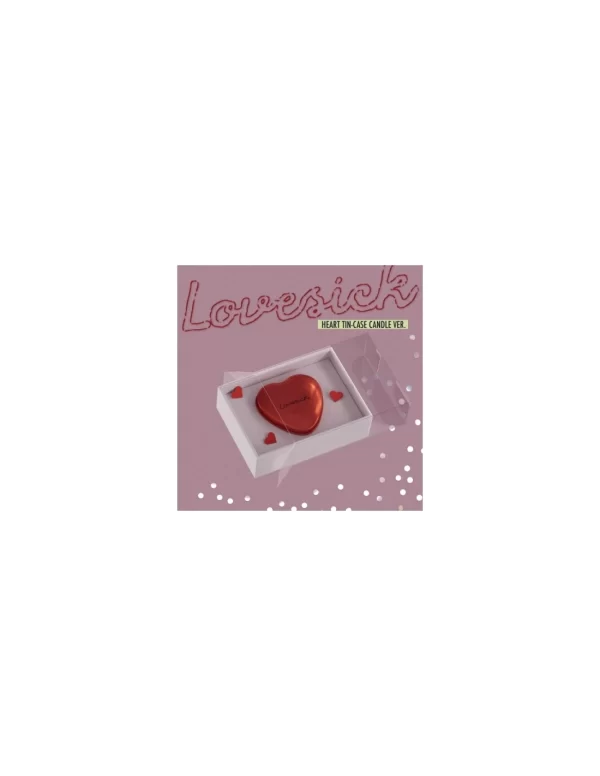 K-pop альбом CHAERYEONG - Lovesick (1й міні альбом) HEART TIN-CASE CANDLE версія